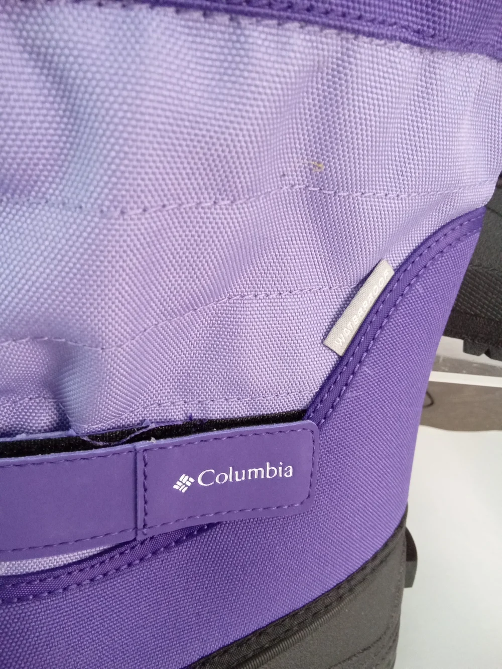 NWT Columbia Kids Waterproof 200g Insulated Winter Snow Boots Purple Size 13